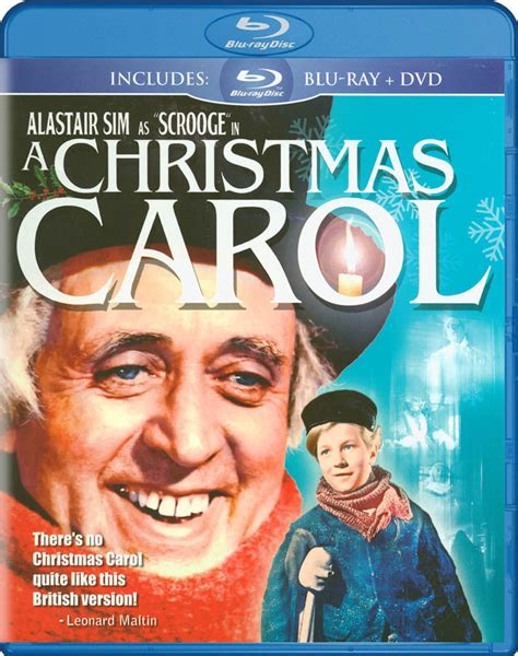 A Christmas Carol Blu Ray Dvd Combo Blu Ray Alastair Sim On Blu