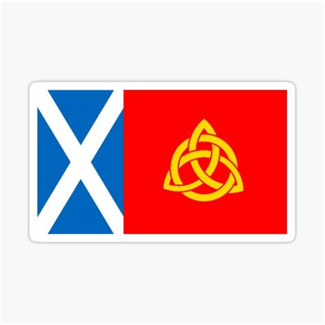 Scottish Socialist Republic Flag Sticker For Sale By Davidcairns