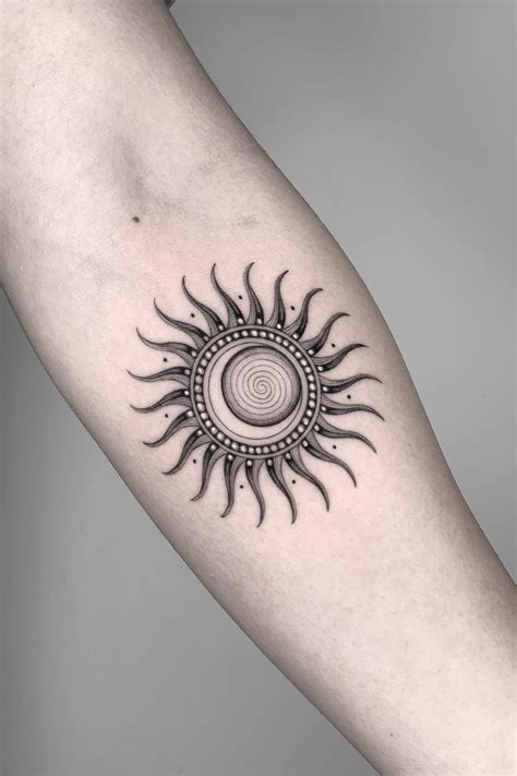 Update Sun Tattoo Designs For Men Latest In Coedo Com Vn