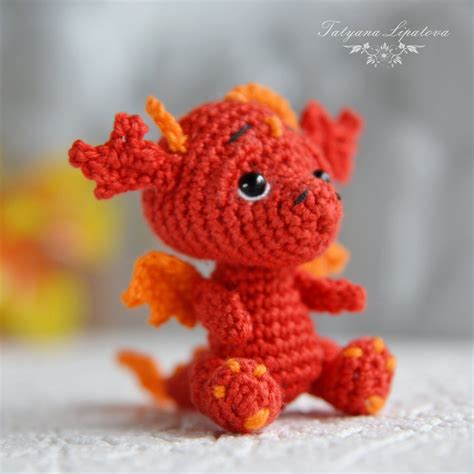 Dollhouse Miniatures Dragon Tiny Red Dragon Small Dragon Etsy