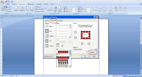 6 <map> mendefinisikan gambar peta: Cara Setting Page Borders Pada Office Word Agar ...