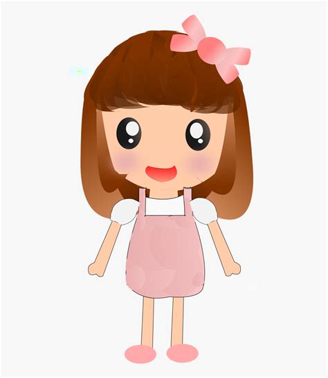 Cartoon Girl Transprent Gambar Animasi Anak Kecil Perempuan