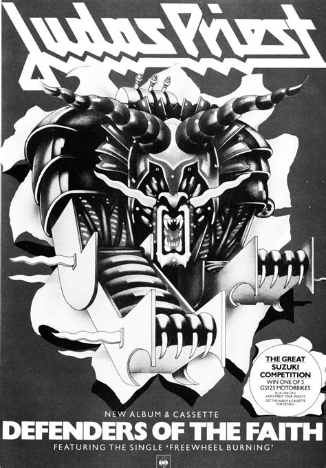 Home Of Metal Judas Priest Defenders Of The Faith Mag Advert