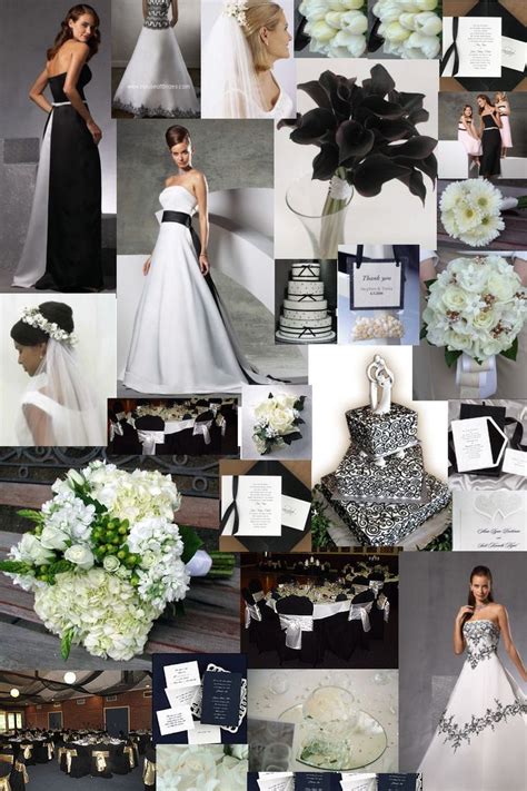 Image Result For Burgundy Black White Wedding Black And White Wedding