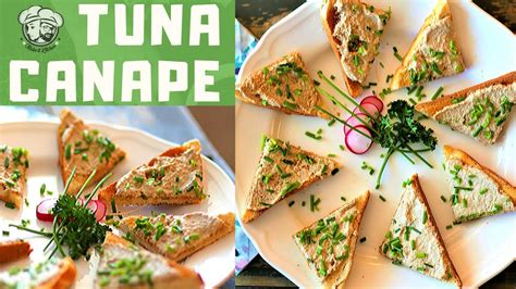 Tuna Canapé Appetizer Recipes Canape Ideas Youtube