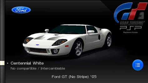 Ford Gt No Stripe 05 Gran Turismo Psp Showcase Youtube