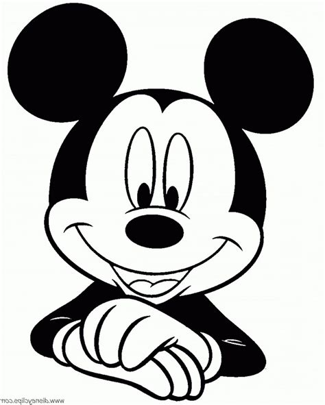 Mickey Mouse Face Drawing Free Download On Clipartmag