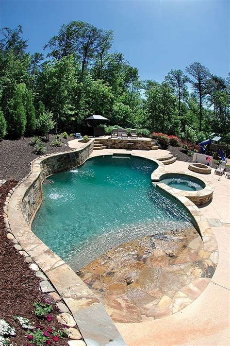 Spread a layer of gravel on top of the liner. Amazing Summer Backyard Decor Ideas Make Your Summer Beautiful 10 backyard #amazing #summer # ...