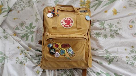fjallraven kanken in color “ochre” instagram katelynschmisseur fjallraven kanken backpack