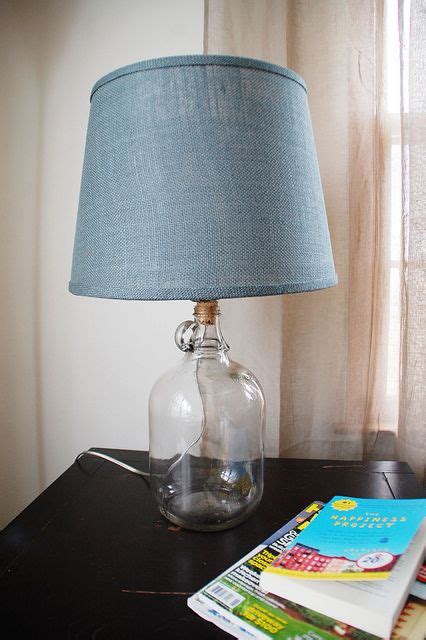 How To Make A Glass Jug Lamp I Really Love These Glass