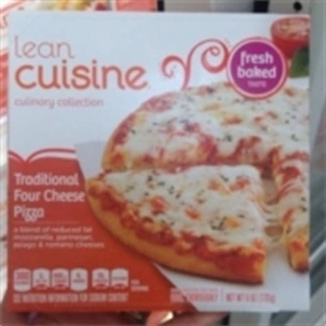 When i wondered if lean cuisine had ever contemplated a name change — along the lines of. Lean Cuisine Craveables, Four Cheese Pizza: Calories, Nutrition Analysis & More | Fooducate
