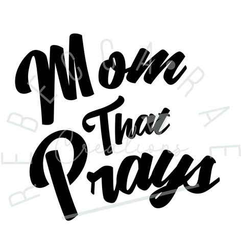 Praying Mom Svg For Mom Shirt Design Svg Praying Mother Svg Christian