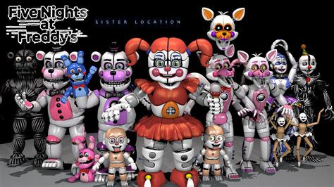 You can download, favorites, color online and print these fnaf sister location for free. Five Nights at Freddy's: Sister Location 4k Ultra HD ...