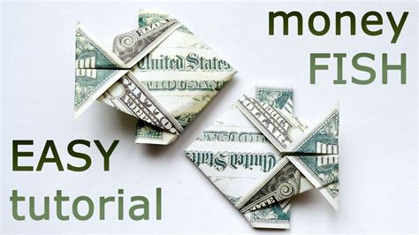 More Dollar Bill Origami Fish Easy Make An Origami