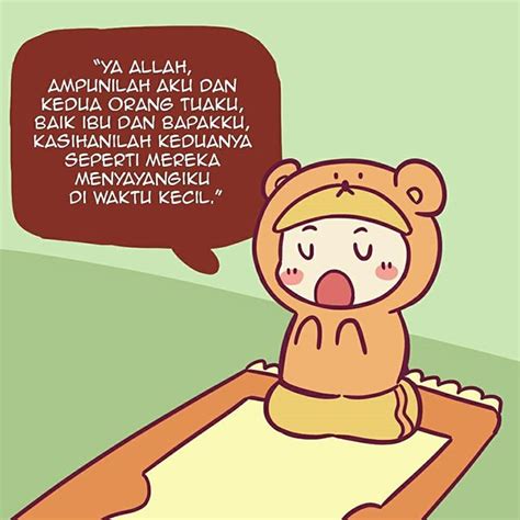 Pada malam hari ini, kita datang untuk doa bersama atau nyekar ke makam bung karno. Komik Islami Saling Mendoakan