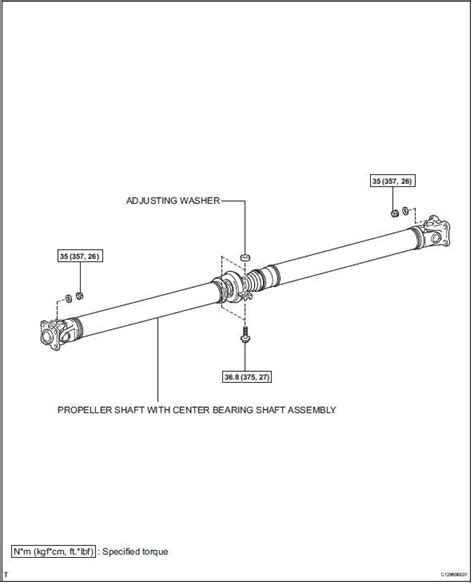 Toyota RAV4 Service Manual: Propeller shaft assembly - Propeller shaft