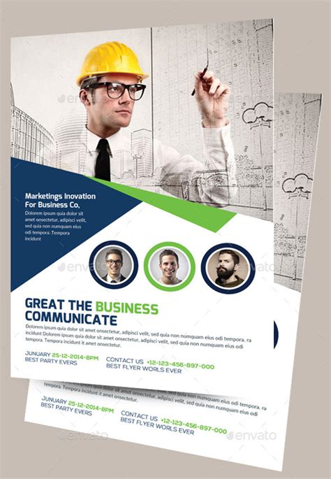 30 Free Construction Company Flyer Templates Word Psd Ai Indesign