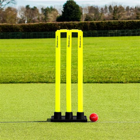 FORTRESS Rubber Base Cricket Stumps (Flexi Stumps) | Net World Sports