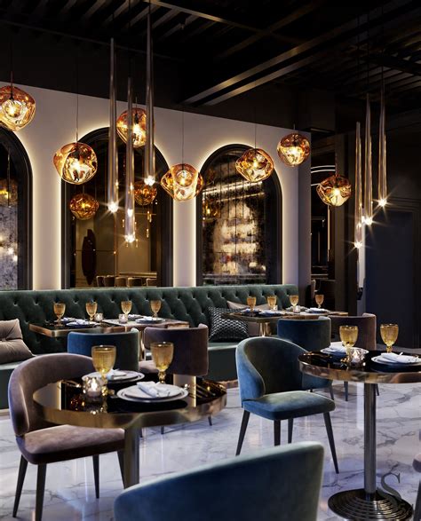 Лучшие интерьеры Studia 54 портфолио Luxury Restaurant Interior