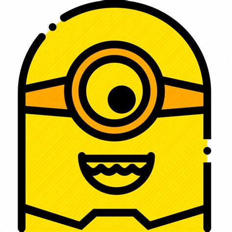 Funny Head Minion Movie Yellow Icon Download On Iconfinder