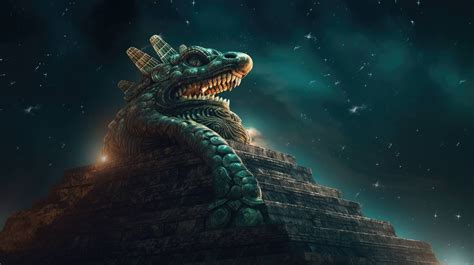 A Sublime Image Of Quetzalcoatl The Ancient Mesoamerican Feathered