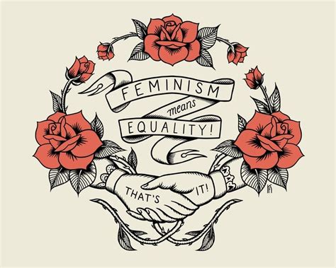 feminism means equality by kjersi faret an art print by artists for the people feminism art