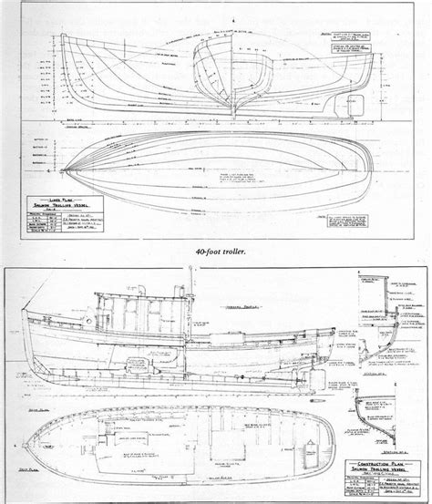 Free Boat Plans Model Boat Plans Boat Building Trawler Yacht