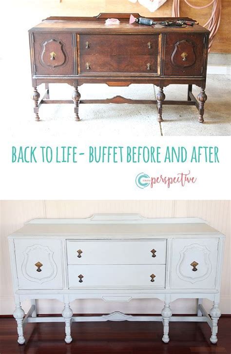 Perspective Buffet Before And After Favorite Furniture Rehab