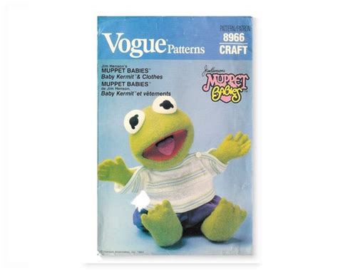 Vogue Craft 8966 Sewing Pattern Jim Hensons Muppet Babies