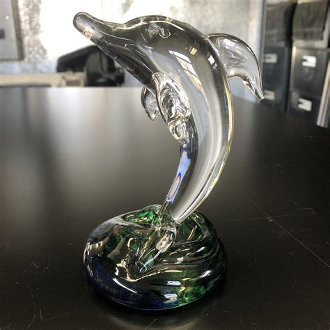 Dolphin Sculpture Rglassblowing