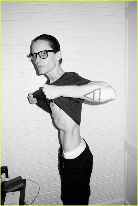 Jared Leto Reveals Weight Loss Shirtless For Terry Richardson Photo Jared Leto Terry