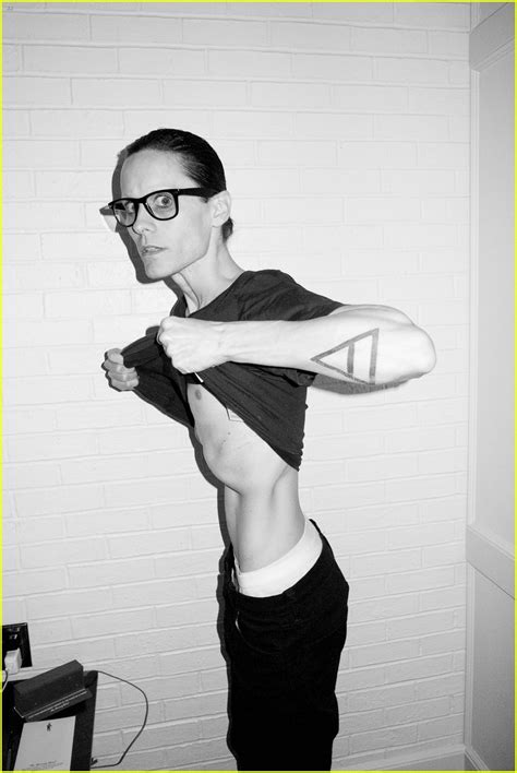 Jared Leto Reveals Weight Loss Shirtless For Terry Richardson Photo