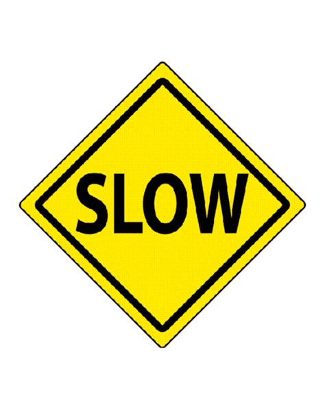 Slow Sign Clipart The Image Kid Has It