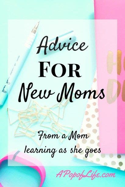 Advice For New Moms From A First Time Mom Advice For New Moms Mommy