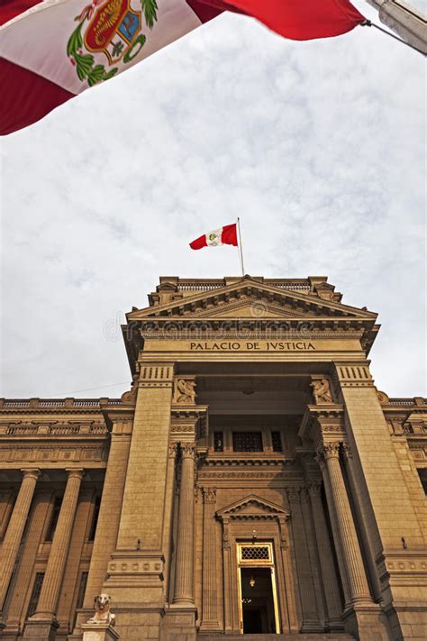 Comisión de alto nivel anticorrupción. Palacio De Justicia In Downtown Lima, Peru Stock Image ...