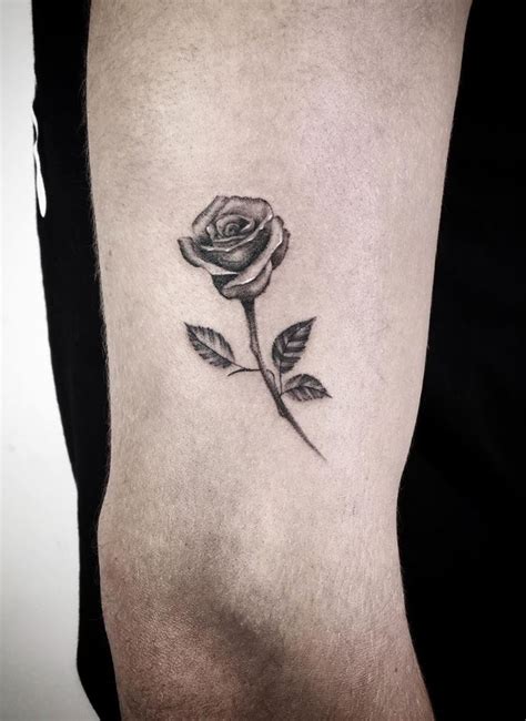 Small rose tattoo ideas and designs for women and men. Small Rose Tattoo - TattManiaTattMania
