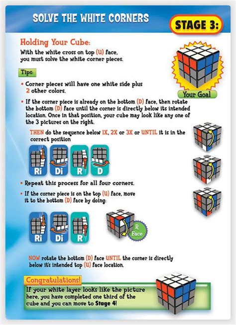 Get to know the rubik's cube; Rubik's Cube Solution Stage Three | Cube Solution Stage 3 ...