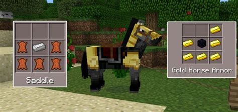 Thus, the player has to scrounge together the materials required for crafting or discover other useful items in the. Craftable Saddle & Horse Armors Mod | Minecraft PE Mods ...