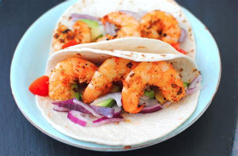 Maybe you would like to learn more about one of these? Foodista | Light and Healthy Shrimp Tacos