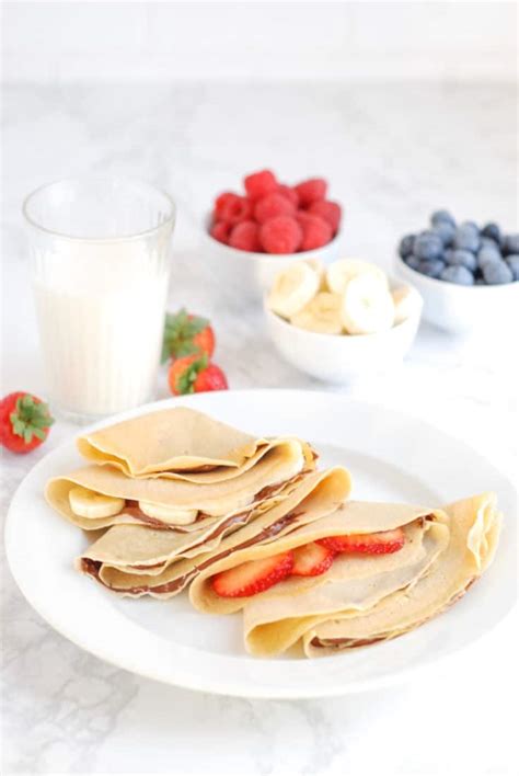 Homemade Whole Wheat Crepes Recipe Real Mom Nutrition