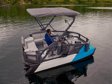 Sea Doo Switch The Jet Ski Powered Pontoon Is The Ultimate Summer Flex Man Of Many