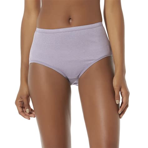 hanes women s 4 pairs ultimate cotton comfort brief panties shop your way online shopping