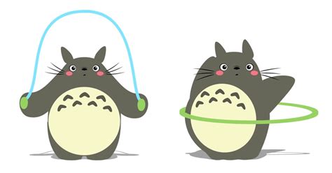 Gif multimedia, cute babies, png. Adorable Totoro GIFs That'll Motivate You To Start ...