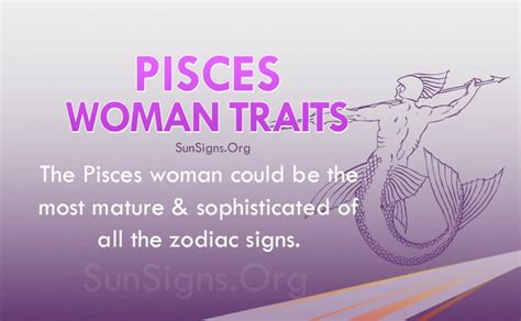 The gentle, but often distracted a cancer woman is often shy, but a pisces man will give her confidence. Pisces Woman Personality Traits & Characteristics | Sun Signs