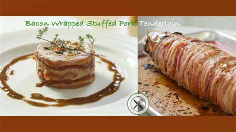 Go ahead and season the other tenderloin in the package with your favorite spice blend. Bacon Wrapped Stuffed Pork Tenderloin - Bruno Albouze ...