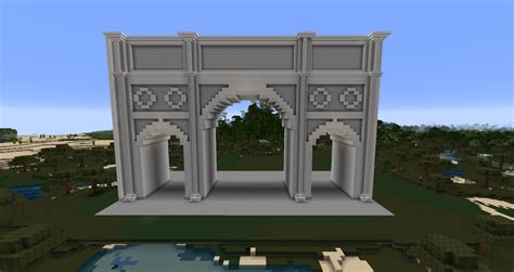How To Make Arches In Minecraft