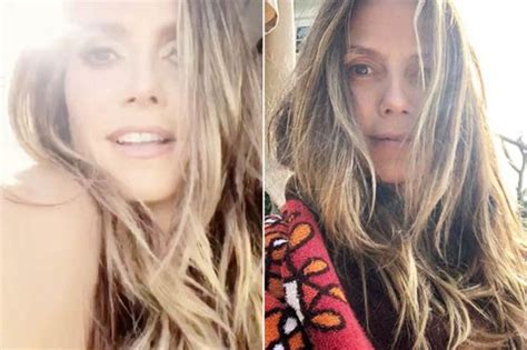 Heidi Klum 44 Suffers Wardrobe Malfunction As Plunging Robe Gapes