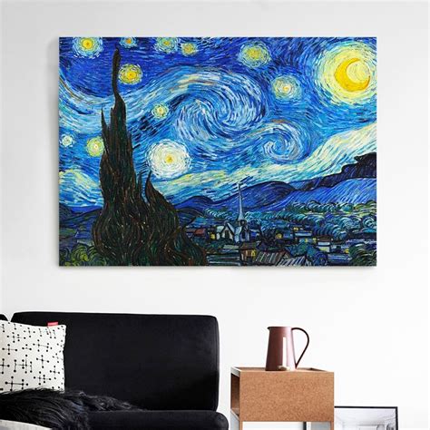 La Noche Estrellada Van Gogh En Lienzo Canvas X Mercado Libre