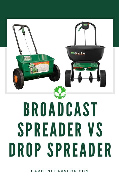 A drop spreader works by spreading seeds only on areas you pull the device into. Broadcast Spreader vs Drop Spreader | Lawn fertilizer ...