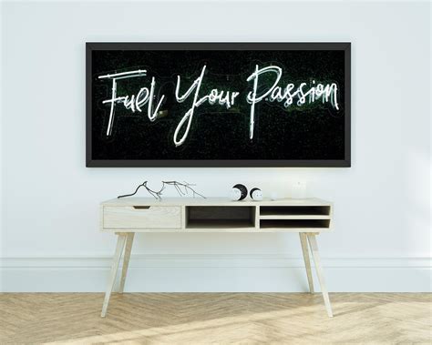 Poster Fuel Your Passion Neon Imprimir No Elo7 Sousa Design 1273bba